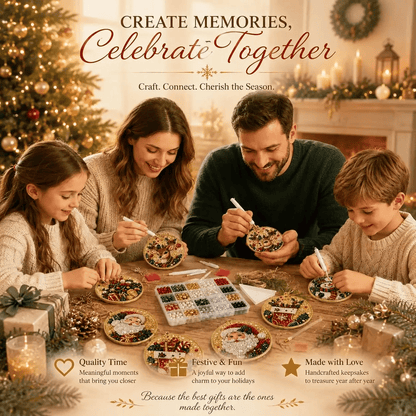 🔥Only $10.99 Last Day Promotion!🎄Christmas DIY Diamond Painting Ornaments Kit (6 PCS)🎅