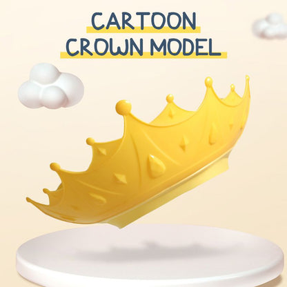 📢 LIMITED TIME 48% OFF! ⏰ Kids' Ear Protective Cap – Waterproof Shower Hat, Adjustable & Cartoon Crown Design ✨