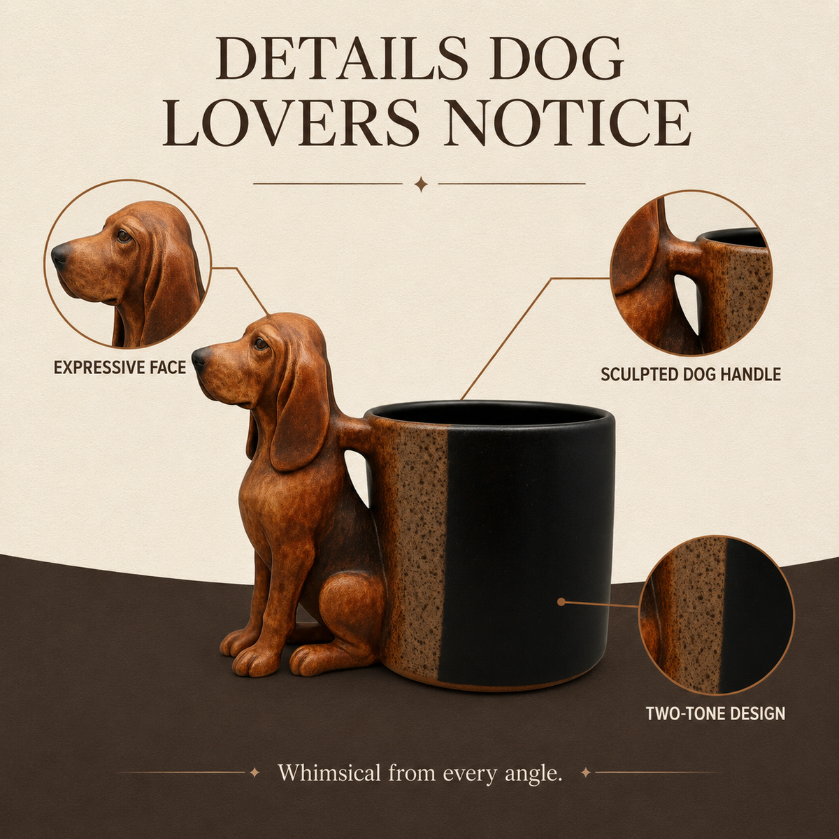 (🌲Early Christmas Sale- 49% OFF)🐕Handmade Dachshund Mug