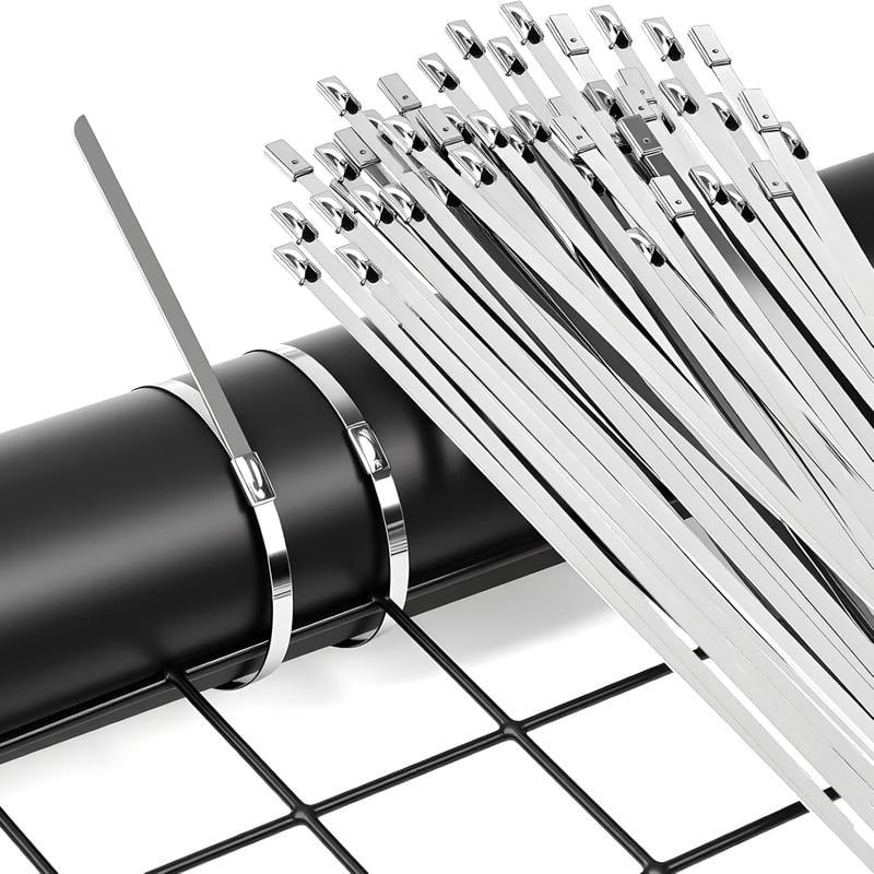🔥Stainless Steel Cable Tie Tool with Metal Zip Ties