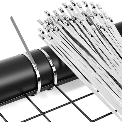 🔥Stainless Steel Cable Tie Tool with Metal Zip Ties