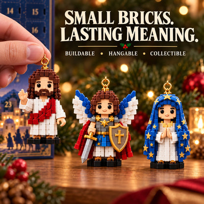 ✨ The Holy Story 24-Day Mini Brick Ornament Advent Calendar