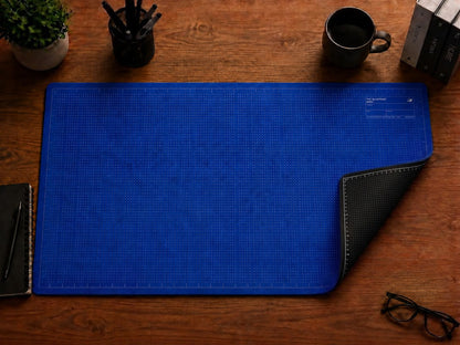 🤩The Blueprint Deskmat Includes the Blueprint Marker💻✏️ A Double-Sided Deskmat to Draw, Erase & Redraw As Needed. 🎁