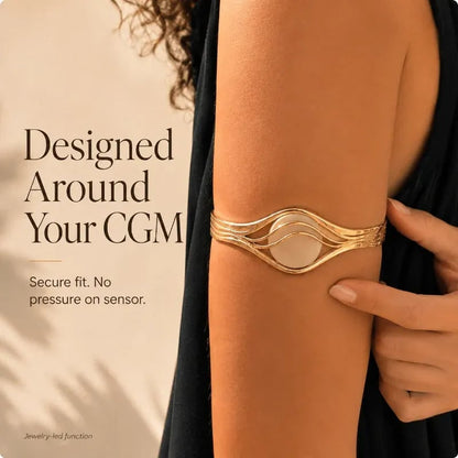 🔥Last Day Only＄12.99🔥Sensor Armband – Adjustable Jewelry‑Style Holder for Compatible Sensors