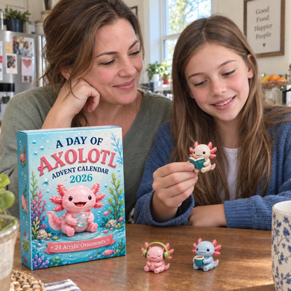 🏆Early Holiday Sale 49% OFF🎄🦎A Day Of Axolotl Advent Calendar 2026