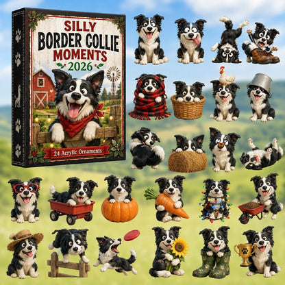 CHRISMAST KICKOFF 48% OFF - 2026 Grassland Running Sheepdog Blind Box - 24-Day Festive Countdown, Acrylic Charms Blind Box - Gift For Dog Lovers