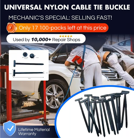New Universal Nylon Cable Tie Clasp