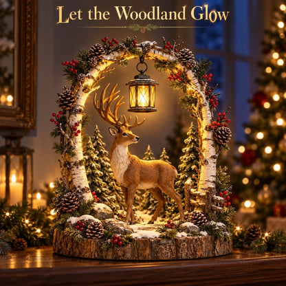 📢📢50% OFF !! ⏰ - Woodland Reindeer Lantern