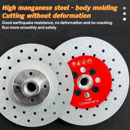 Diamond Brazed Grinding and Cutting Disc for Marble, Tile, and Stone