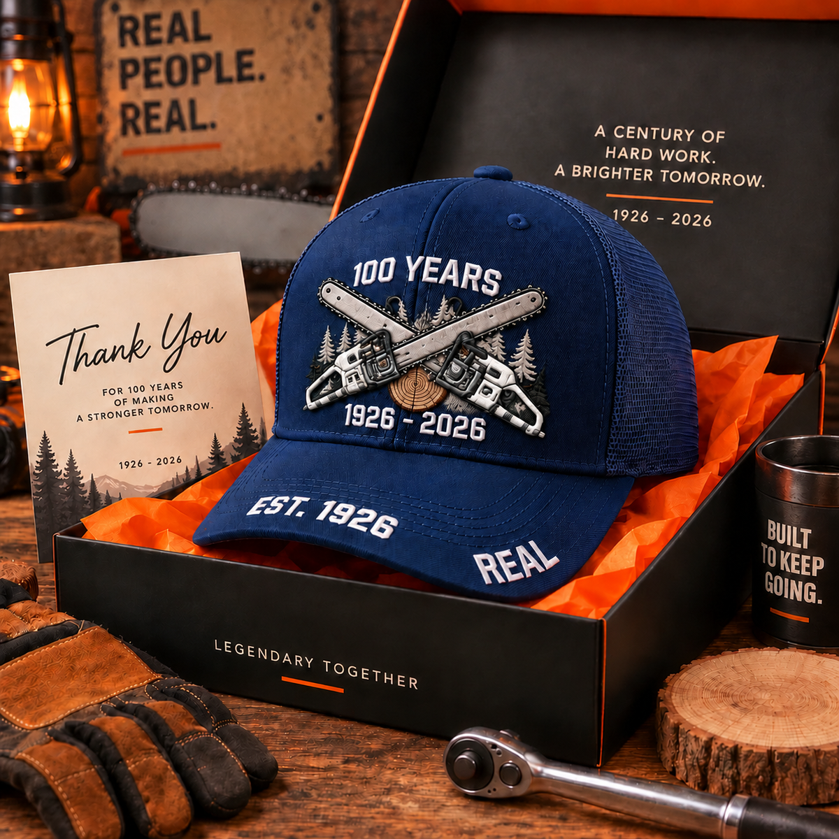 🔥 100th Anniversary Commemorative Trucker Cap