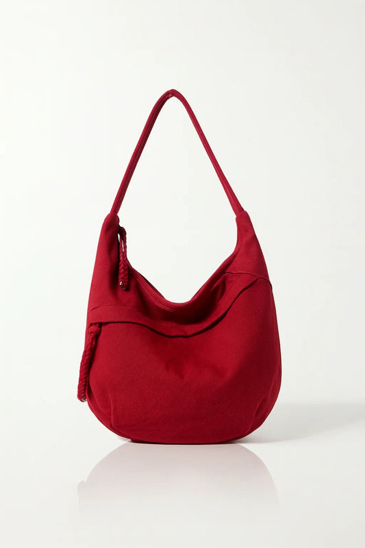 Designer Direct Sales👜Women's Fashion Plain Color Nylon Crossbody Hobo Bag