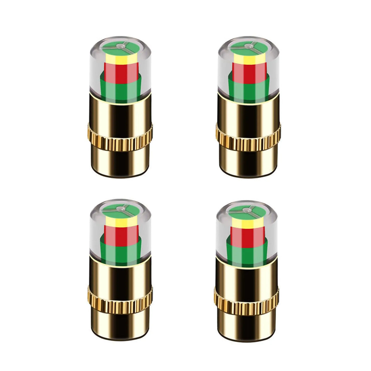 4Pcs Car Tire Pressure Monitor Valve Stem Caps