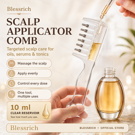 🎁💥LAST DAY SPECIAL PRICE!-￡9.99!!⏰💕🌟Scalp Serum Applicator Comb