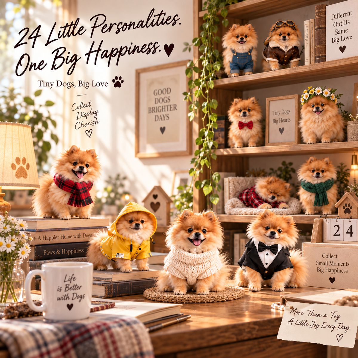 The Fluffy Pomeranian Crew – 24 Little Companions to Discover & Collect