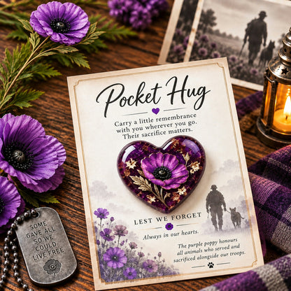 🌺 Pocket Hug™ Remembrance - A Little Keepsake of Love, Honor & Memories