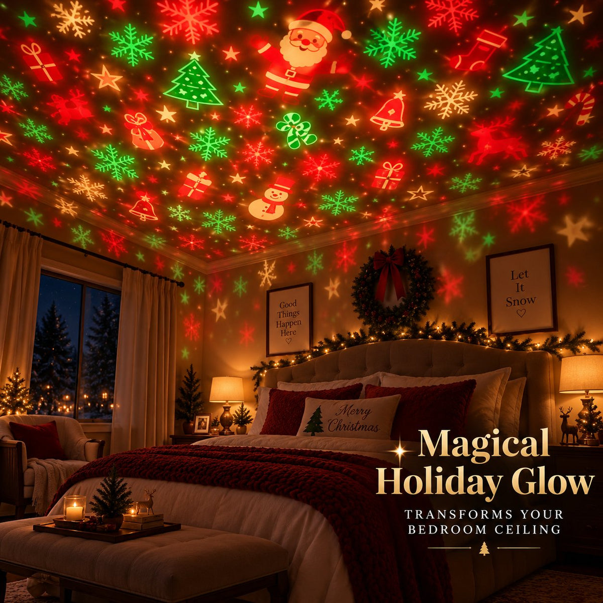 🎄 Flexible Christmas Tree LED Lamp – USB-Powered Cozy Holiday Decor
