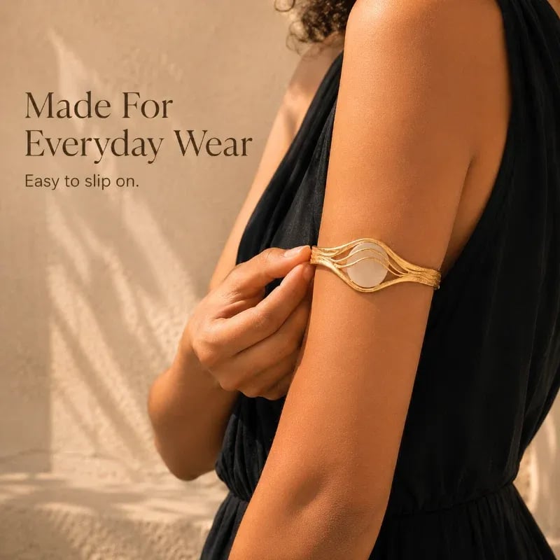 🔥Last Day Only＄12.99🔥Sensor Armband – Adjustable Jewelry‑Style Holder for Compatible Sensors