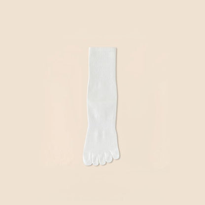 Five‐Toe Cotton Socks — Odor‐Control & Breathable