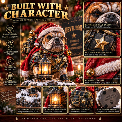 🔥HOT SALE🔥🐾🔥 Devil Dog 24-Day Christmas Countdown Advent Calendar