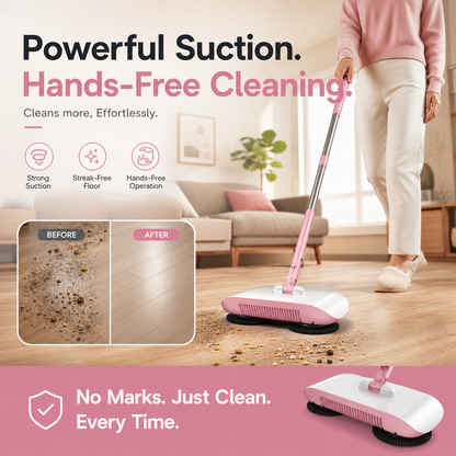 Smart Robot Vacuum Cleaner with Mop & Broom