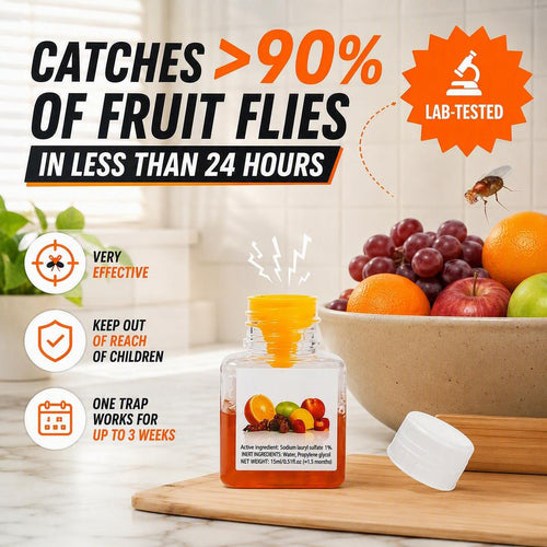 LAST DAY BUY 2 GET 1 FREE🔥Ultra-Strong Fruit Fly Trap - User Friendly (Up to 3 Weeks per Bottle)