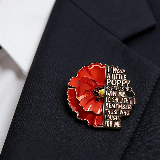 Unisex Red Friday Exquisite Brooch