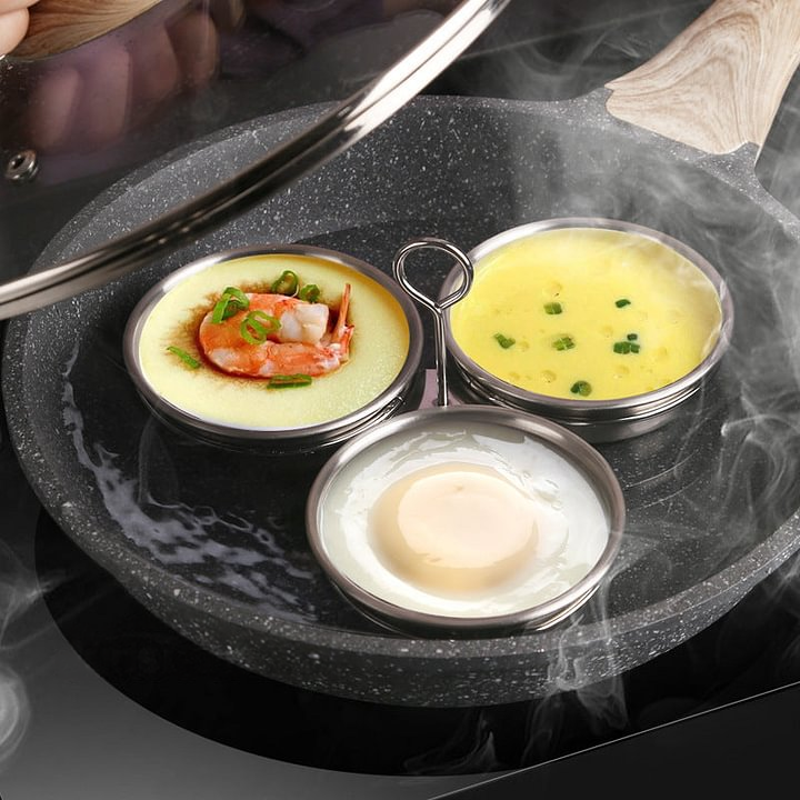 🎁🔥 HOT SALE – 48% OFF! 🥚 304 Stainless Steel Egg Cooker – Food-Grade, Sturdy & Easy-Release Design ✨🍳