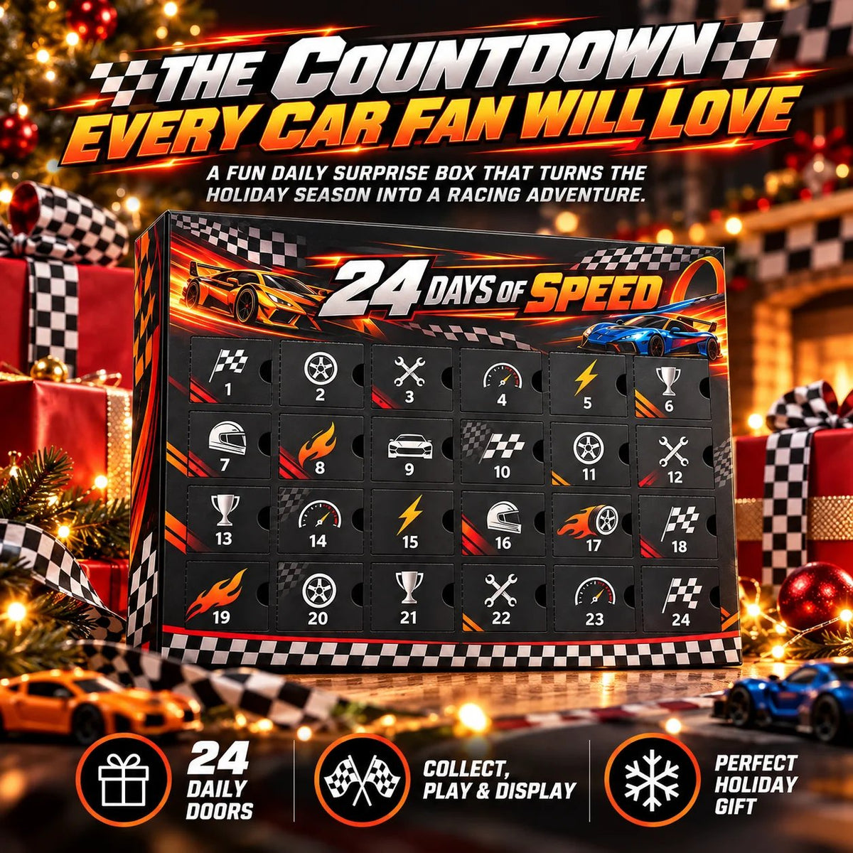 🏎️  24-Day Racing Advent Calendar – 24 Days of High-Speed Surprises