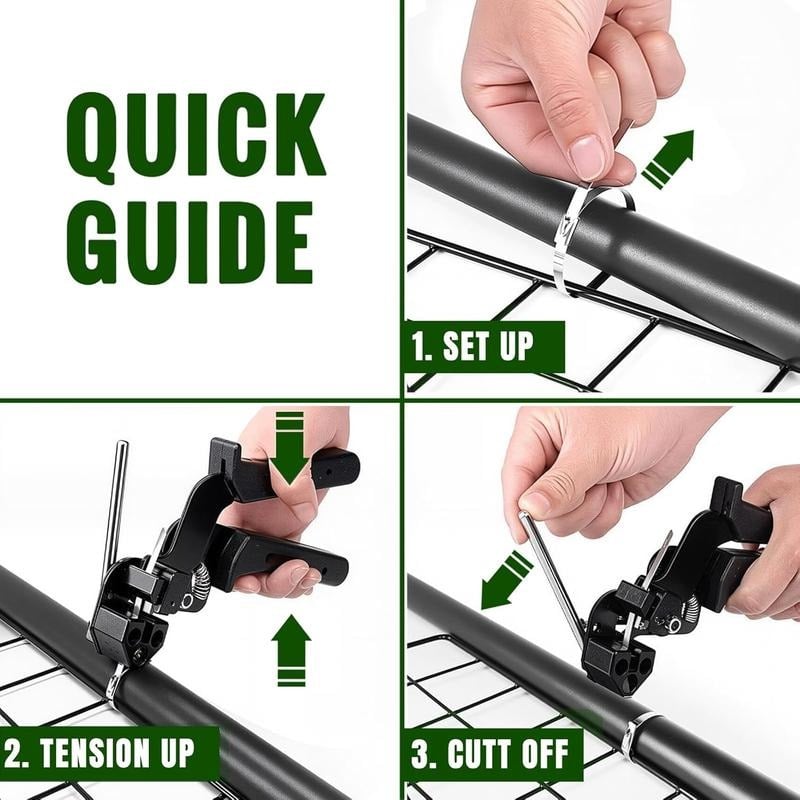 🔥Stainless Steel Cable Tie Tool with Metal Zip Ties
