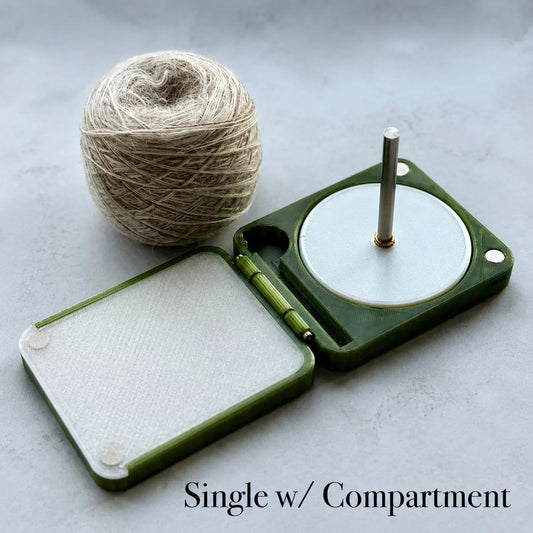 Foldable Yarn Holder Portable Travel Case for Crochet & Knitting