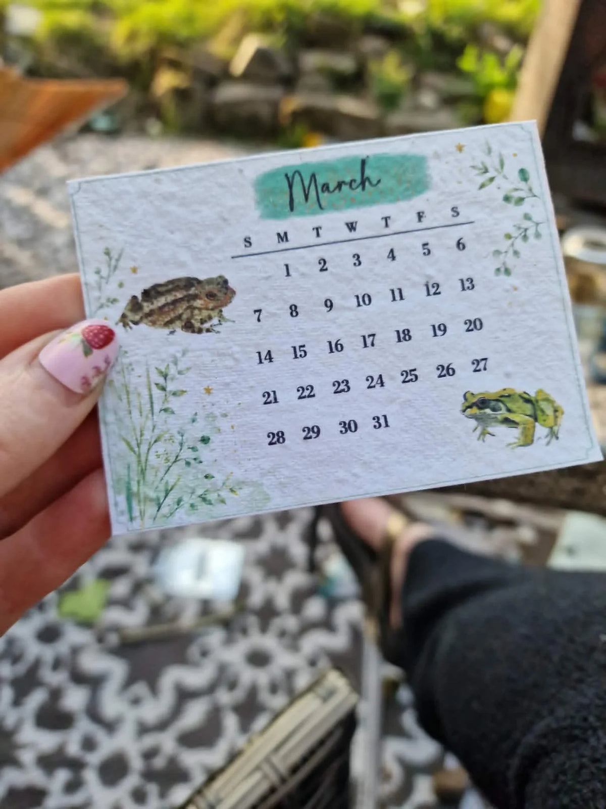 🌱Plantable Wildflower Calendar 2027 – Seed Paper Desk Calendar🌸