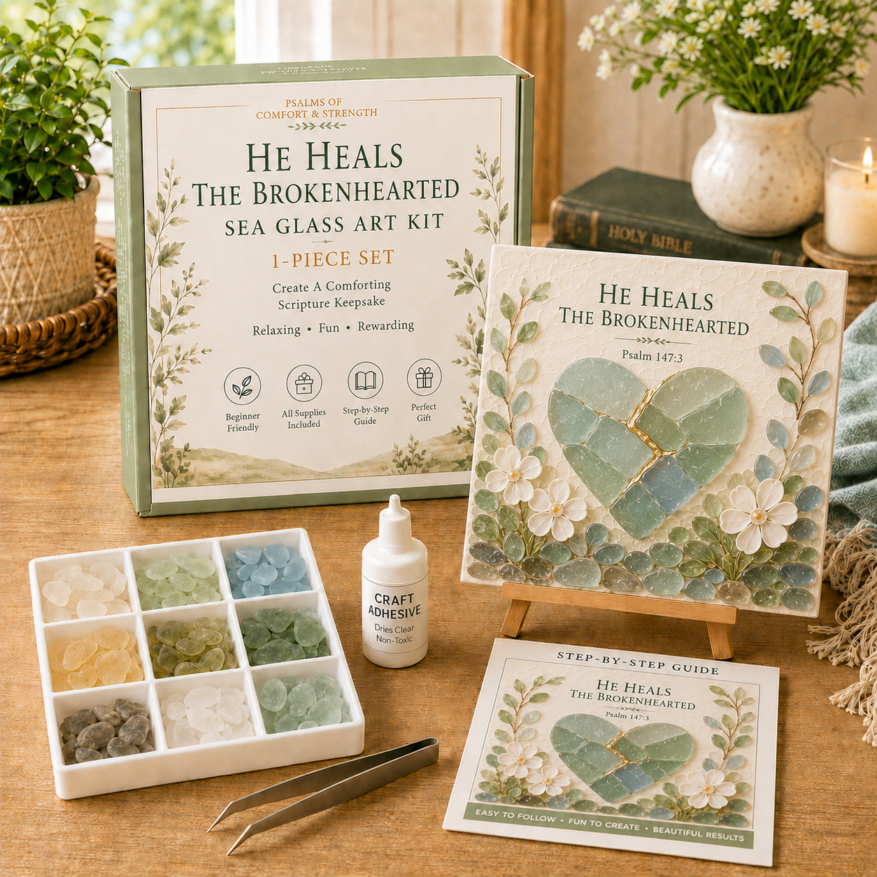 ✝️ Psalms of Comfort & Strength Art Kit