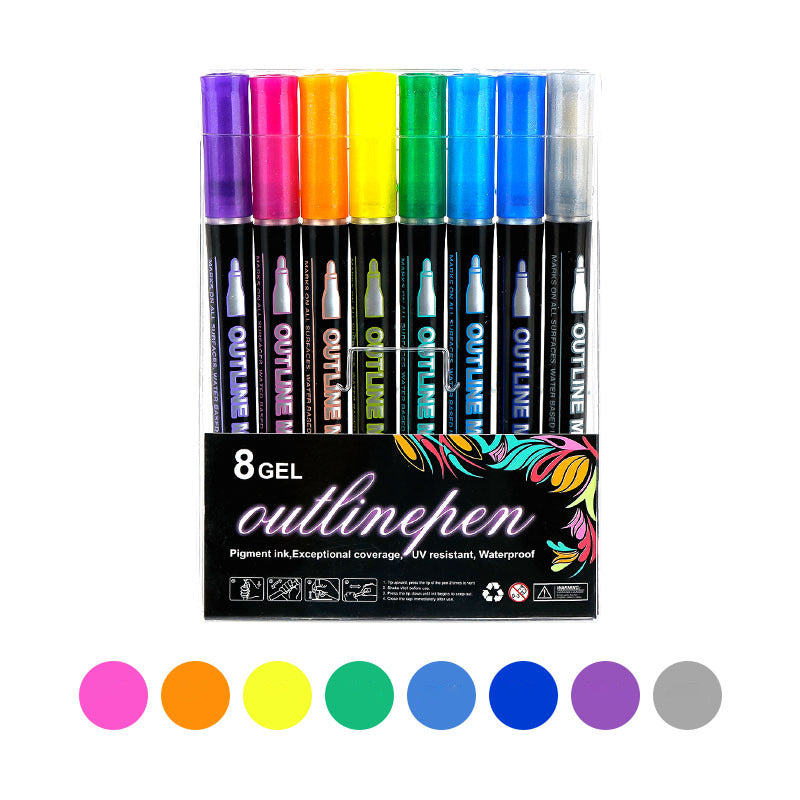 ✨Limited Time Sale-50% OFF🎨🖌️Coloring Lightstick Graffiti Highlighter Pens