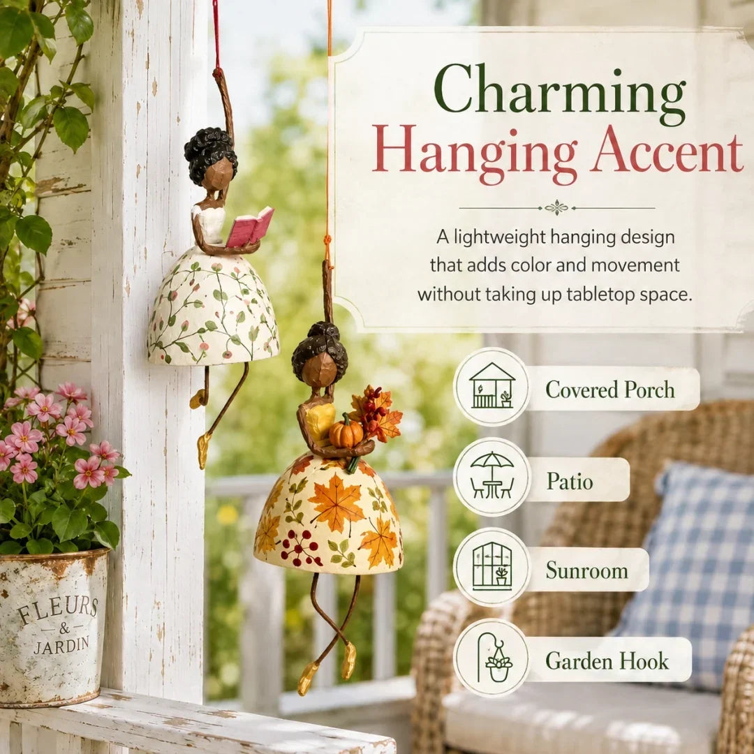💃🌸 Let Your Space Dance — Whimsical Dancing Lady Hanging Ornament