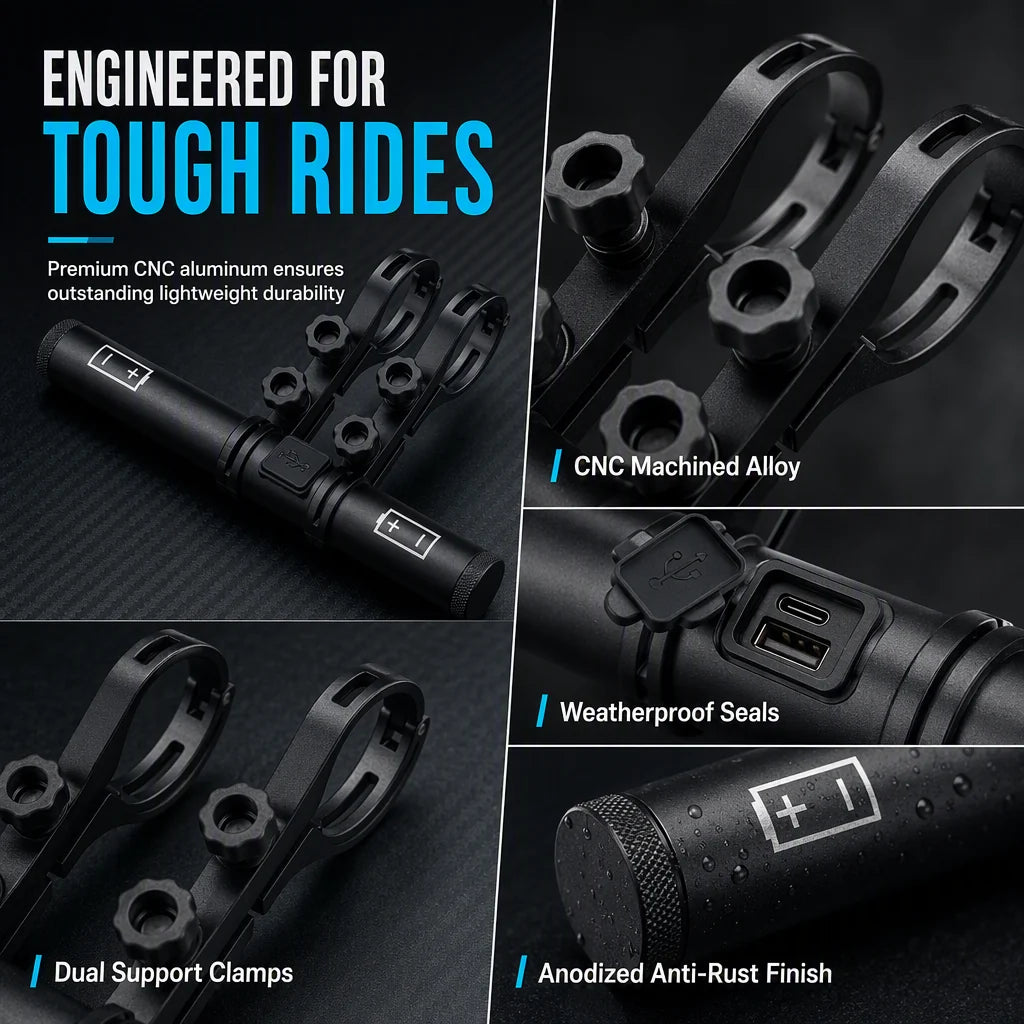 📢📢50% OFF !! ⏰ Bike Handlebar Extender – USB Power, Waterproof & Dual Mount – More Space, Cleaner Cockpit 🛡️