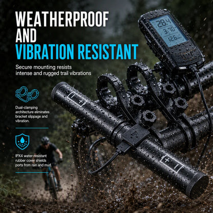 📢📢50% OFF !! ⏰ Bike Handlebar Extender – USB Power, Waterproof & Dual Mount – More Space, Cleaner Cockpit 🛡️