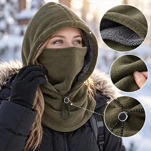 Fleece  Integrated Hat