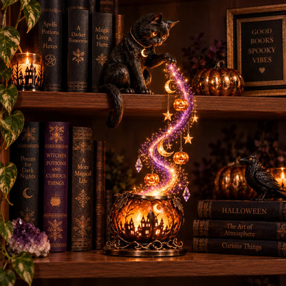 ✨Last Day 49% OFF✨ Halloween Magic Cascade Shelf Light Collection™ – Enchanted Bookcase Decor