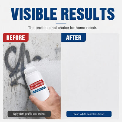 🥳2026 HOT SALE🥳💞50K+ SOLD! 🥩🍴 56% OFF!All-in-One Wall Repair Paste with Roller Brush