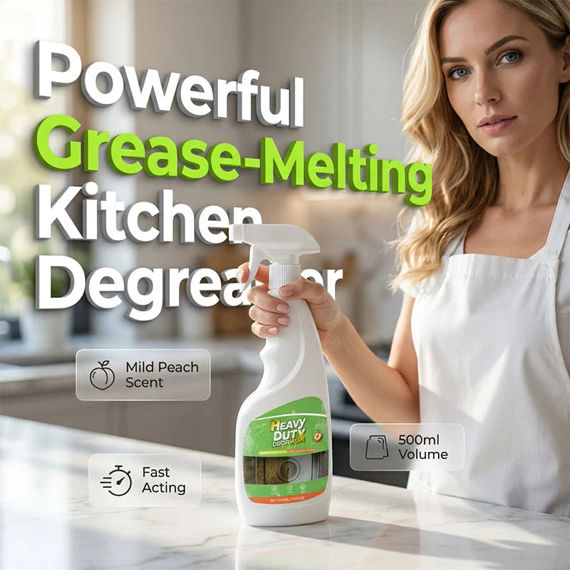 🥳HOT SALE🥳💞49K+ SOLD! Degreaser Spray – Melts grease fast, peach scent & versatile. Sparkling kitchen – grab yours! ✅