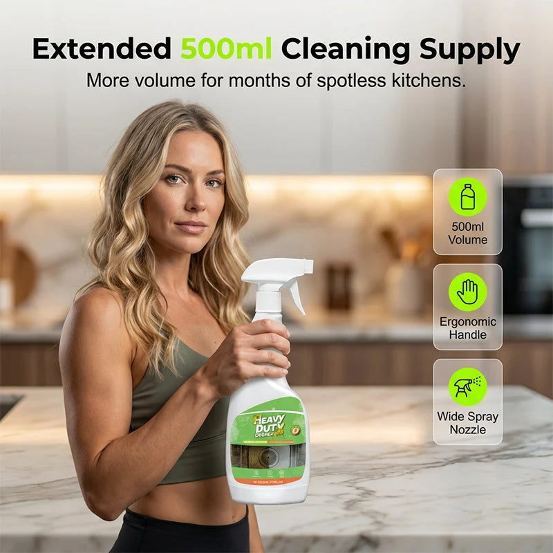 🥳HOT SALE🥳💞49K+ SOLD! Degreaser Spray – Melts grease fast, peach scent & versatile. Sparkling kitchen – grab yours! ✅