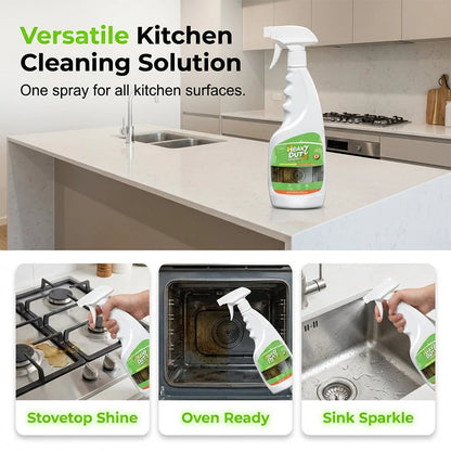 🥳HOT SALE🥳💞49K+ SOLD! Degreaser Spray – Melts grease fast, peach scent & versatile. Sparkling kitchen – grab yours! ✅