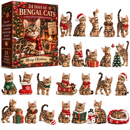 24 Days Of Bengal Cats – A Wild Little Christmas Collection 🐆🎄