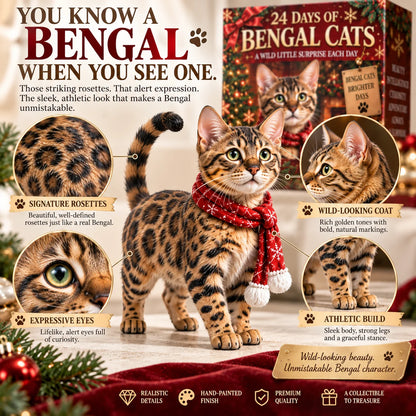 24 Days Of Bengal Cats – A Wild Little Christmas Collection 🐆🎄