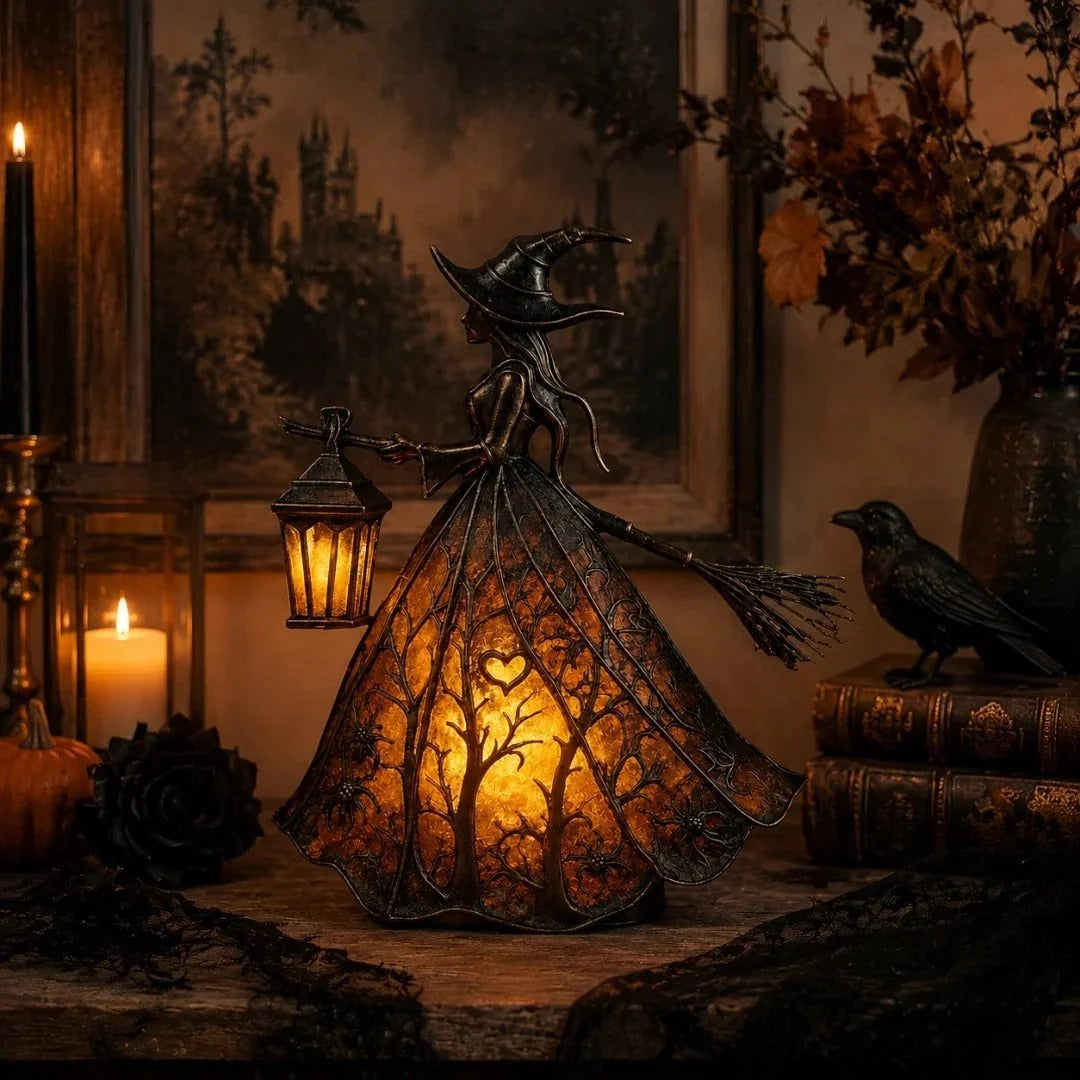 ✨Last Day 49% OFF✨Halloween Witch Lamp Tabletop Decoration✨