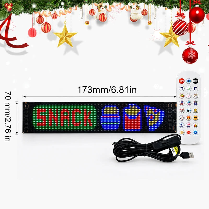 Smart App-controlled Christmas Led Pixel Display