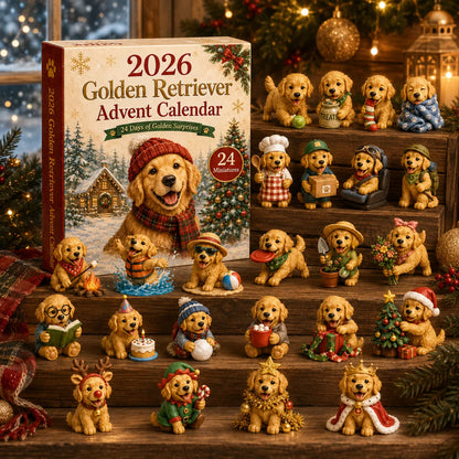 2026 Golden Retriever Advent Calendar 🐕🎄 – 24 Days Of Adorable Dog Surprises