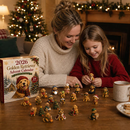 2026 Golden Retriever Advent Calendar 🐕🎄 – 24 Days Of Adorable Dog Surprises