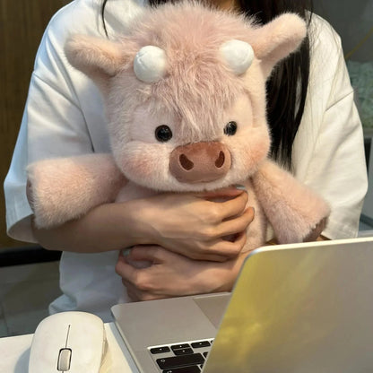 🐂🐮 Running Scottish Highland Cow Stuffed Animal
