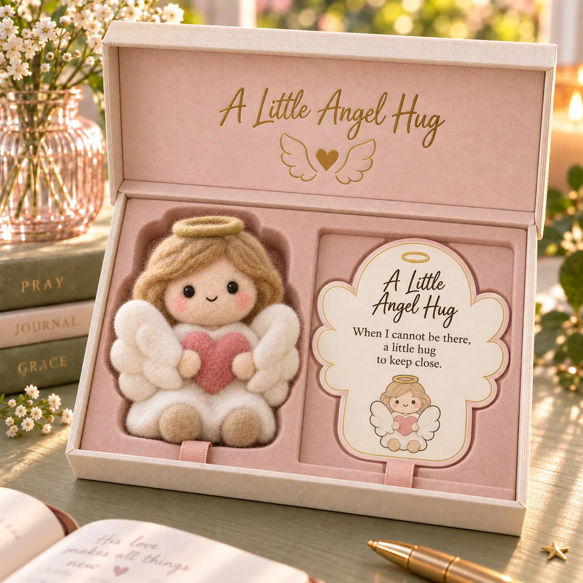 ⏳ Last Day 48% Off – ✝️ Faith-inspired Felt Keepsake Gift Set | 6 Meaningful Designs With Matching Message Card & Gift Box 🎁